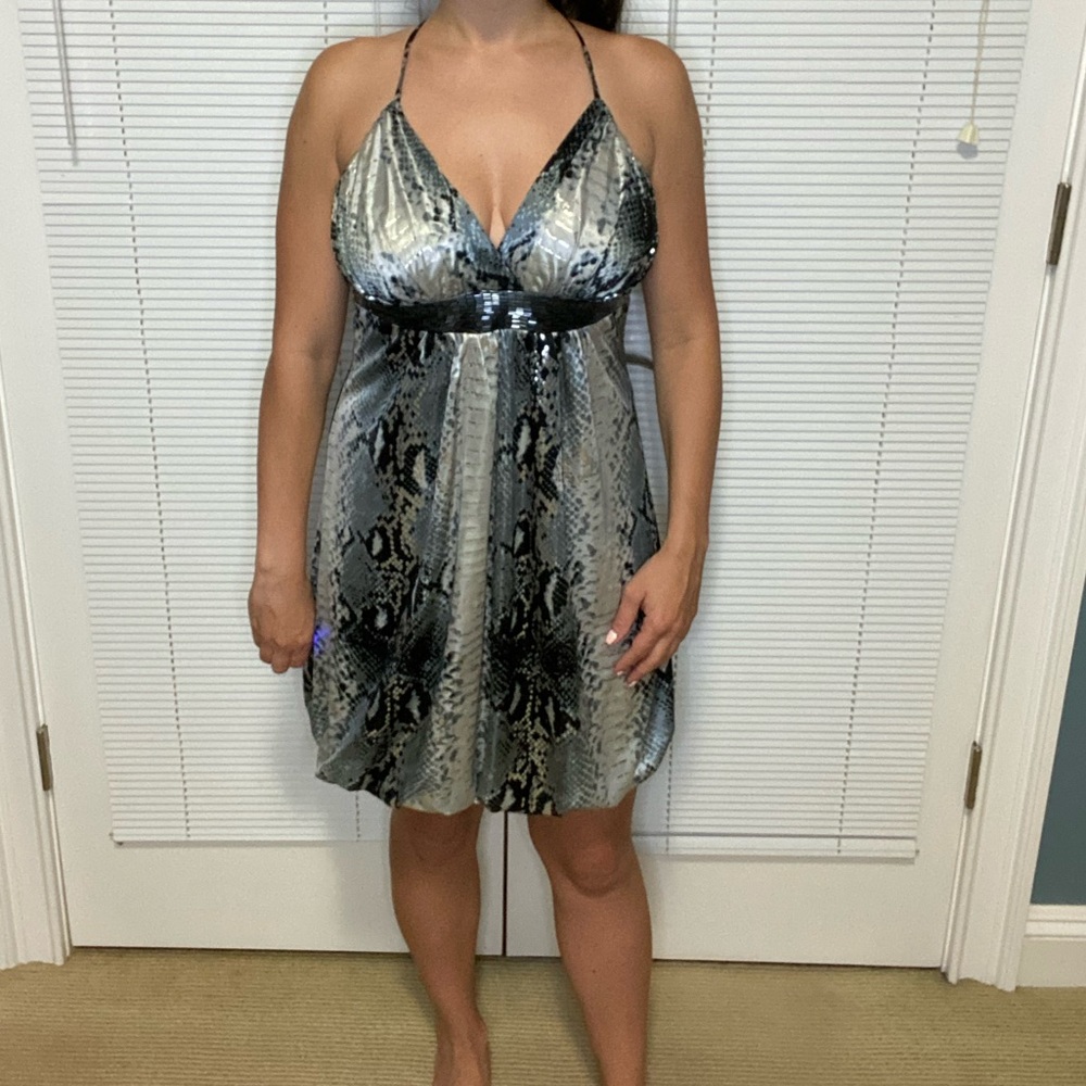 Snake Skin Patterned Dress